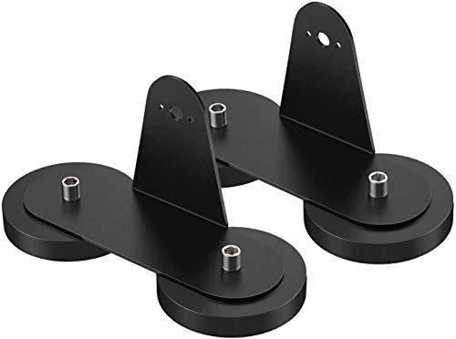 Luz de trabajo LED con base magnética, soporte de ventosa para barra de luz LED de montaje lateral curvo recto, 2 unidades