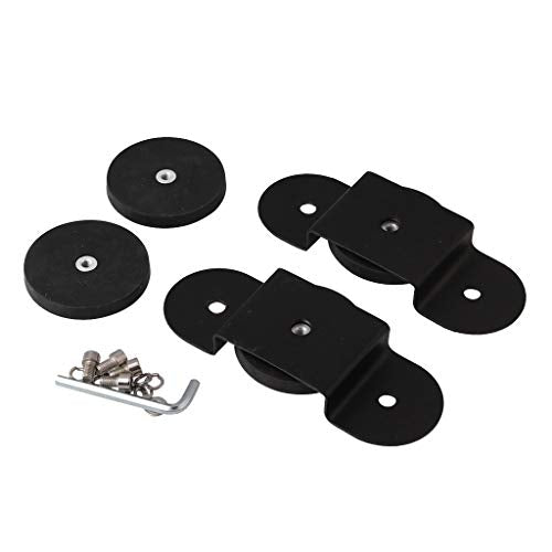 2 supporti di montaggio per fari ausiliari a LED con base magnetica, supporto a ventosa per tetto fuoristrada