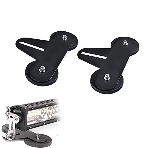 2 soportes de montaje adicionales para faros LED con base magnética, soporte con ventosa para techo todoterreno
