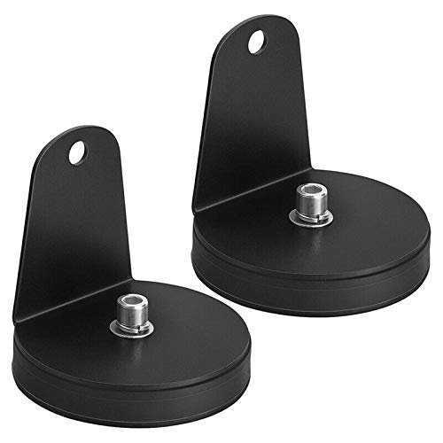 2 soportes de montaje para faros todoterreno con base magnética, soporte con ventosa y soporte magnético para techo.