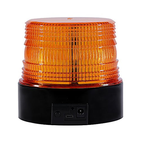 LED-Warn-Blitzer, orange, 12V/24V, superflach
